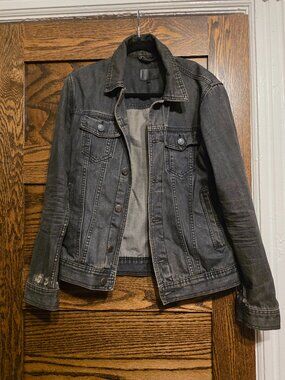 Jack London Men's Black Jean Jacket - Size Small